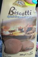 Mängden socker i Biscotti ripieni di crema al cacao