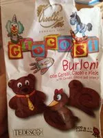 Mängden socker i Giocosi Burloni con cereali, cacao e miele