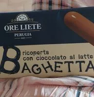 Mängden socker i Baghetta ricoperta con cioccolato al latte