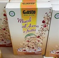 Mängden socker i Muesli all avena e frutta