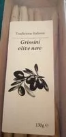 Mängden socker i Grissini olive nere