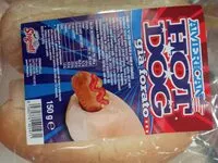 Mängden socker i American hot dog già forato