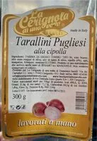 Mängden socker i Taralli Pugliesi alla cipolla