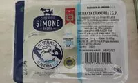 Mängden socker i Burrata di Andria I.G.P.