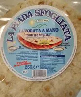 Mängden socker i La piada sfogliata