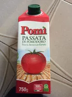 Mängden socker i Pomì - passata di pomodoro