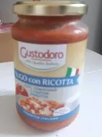 Mängden socker i Sugo con ricotta