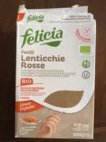Mängden socker i Felicia Bio Fusilli Lenticchie