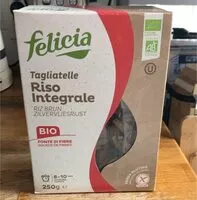 Mängden socker i Tagliatelle Riso Integrale