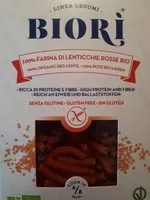 Mängden socker i Pasta farina di lenticchie rosso bio