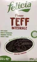 Mängden socker i Penne Teff integrale