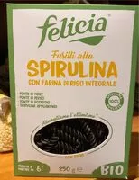 Mängden socker i Fusilli alla Spirulina