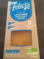 Mängden socker i Lasagne maïs riz