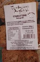 Mängden socker i Ciabattine integrali