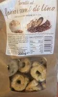 Mängden socker i Taralli al farro e semi di lino