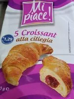 Mängden socker i 5 croissant alla ciliegia