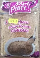 Mängden socker i Zucchero di canna demerara