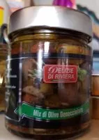 Mängden socker i Mix di olive denocciolate