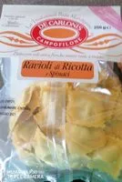 Mängden socker i Ravioli di ricotta e spinaci