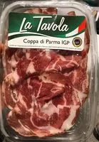 Mängden socker i Coppa di parma IGP