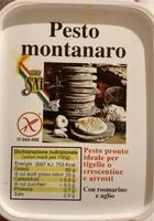 Mängden socker i Pesto Montanaro