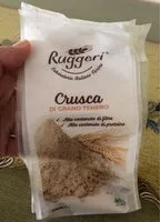 Mängden socker i Crusca di grano tenero