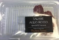 Mängden socker i Salame aglio rosso