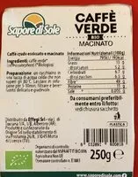 Mängden socker i Caffè verde bio