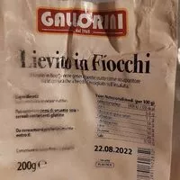 Mängden socker i Lievito alimentare in fiocchi