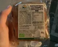 Mängden socker i Saccottino con farro e cioccolato