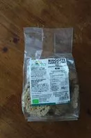 Mängden socker i Biscotti farro e riso con cocco e cioccolato