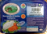 Mängden socker i Mozzarella di Bufala Campagna (25% MG)