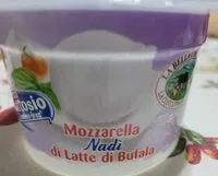Mängden socker i Mozzarella di latte di bufala