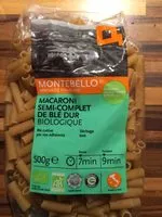Mängden socker i Macaroni semi-complet de blé dur