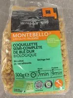 Mängden socker i Coquillette semi-Complète de blé dur biologique