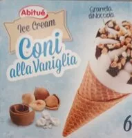 Mängden socker i Coni alla vaniglia