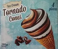 Mängden socker i Tornado cones