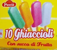 Mängden socker i 10 Ghiaccioli con succo di frutta