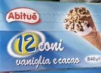 Mängden socker i 12 Coni vaniglia e cacao