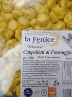 Mängden socker i Cappelletti al formaggio
