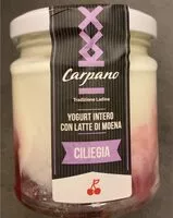 Mängden socker i Yogurt intero con latte di moena