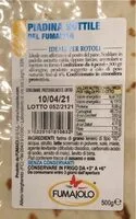 Mängden socker i Piadina sottile del fumaiolo