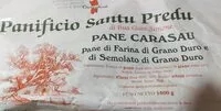 Mängden socker i Pane Carasau