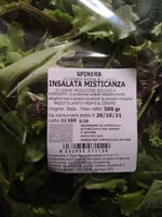 Mängden socker i Insalata misticanza