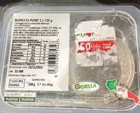 Mängden socker i Burrata fumé