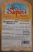Mängden socker i Spaghetti alla chitarra