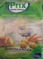 Mängden socker i Gnocchi di patate