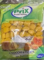 Mängden socker i gnocchi di patate con zucca