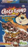 Mängden socker i Choco Round-Palline di cereali al cioccolato al latte