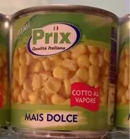 Mängden socker i Mais dolce